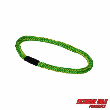 EXTREME MAX Extreme Max 3006.3183 BoatTector PWC Bungee Dock Line Extension Loop-1', Green/Yellow (Value 4-Pack) 3006.3183